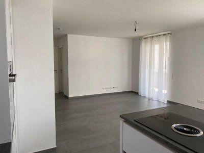 Neuwertige Wohnung mit zwei Zimmern sowie Balkon und EBK in Bretten