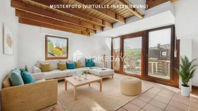 Exklusives Wohnen auf zwei Ebenen mit Balkon und Gartenblick – Ihr Rückzugsort in Roetgen