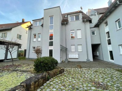 Stilvolle 1-Zimmer-Wohnung mit Balkon und EBK in Pleidelsheim - zur Kapitalanlage!
