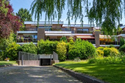 Provisionsfrei: Ruhiges Penthouse im Grünen mit 2 Dachterrassen & TG-Stellplatz optional