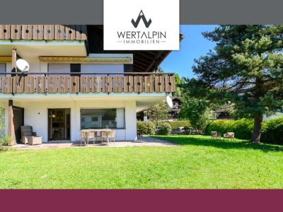 Sonnige 3-Zimmer-Gartenwohnung mit Bergblick, Hobbyraum und TG-Stellplatz