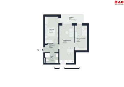 Moderne 3-Zimmer-Wohnung in Graz: Erstbezug mit Balkon und Komfort!