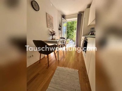 Tauschwohnung: Moderne 1,5 Z-Whg, m. Wohnküche und Terrasse, toll geschnitten