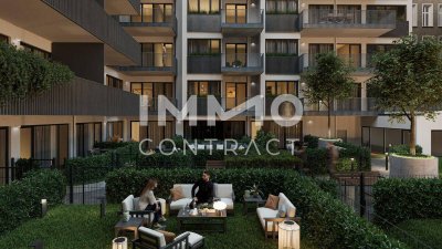 WOHNEN AM PARK - Urban &amp; Grün: Neubau-Erstbezug mit ruher Innenhoflage