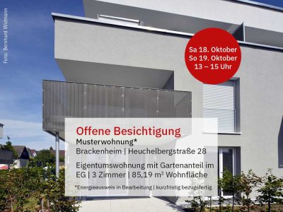 Offene Besichtigung: 18. + 19. Oktober von 13 bis 15 Uhr