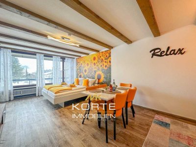TOP Ferienwohnung: 
2-Zimmer Wohnung mit Süd-Balkon in ruhiger Ortsrandlage von
 Oberstaufen im Al