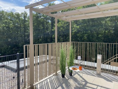 Einzigartige Dachgeschoß-Wohnung mit Terrassen und eigenem Dachgarten - Luft-Wärme-Pumpe - bezugsfertig zu kaufen in 2391 Kaltenleutgeben