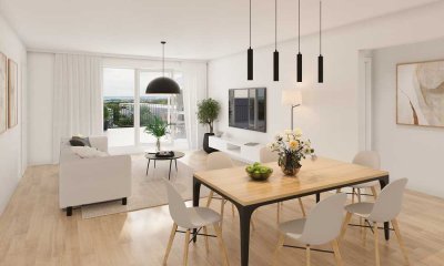 Moderne, große 4-Zimmer-Wohnung im 2. OG mit Dachterrasse