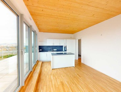 3-Zimmer-Penthousewohnung: Mieten und auf Ihrer neuen Dachterrasse frühstücken!