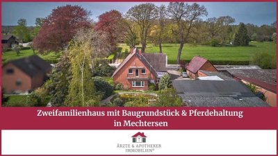 Zweifamilienhaus mit Baugrundstück & Pferdehaltung in Mechtersen
