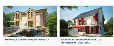Tür an Tür mit Freunden oder Familie und doch für sich alleine! - DHH in ruhigem Wohngebiet inkl. Ba