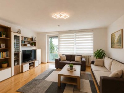 gepflegte 3-ZiWo mit Balkon und TG-Stellplatz in Augsburg-Lechhausen