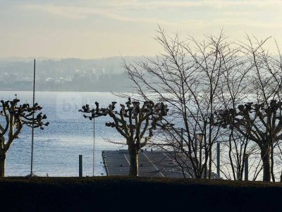 Ihr Logenplatz am Bodensee: 
Bezugsfreie 3,5-Zimmer-Wohnung mit unverbaubaren Seeblick am Yachthafe