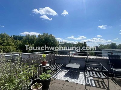 Tauschwohnung: Tauschangebot: 3-Zimmer-Wohnung (76 m²) mit großer Dachterra