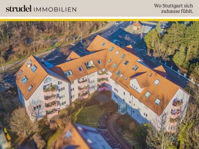 Ruhige 2-Zimmer-Wohnung am Kräherwald mit Balkon und TG-Stellplatz