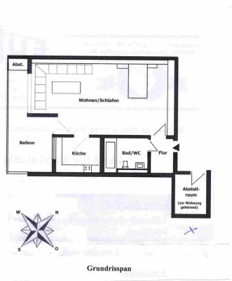 City Apartment - 1,5 Zimmer - Böblingen