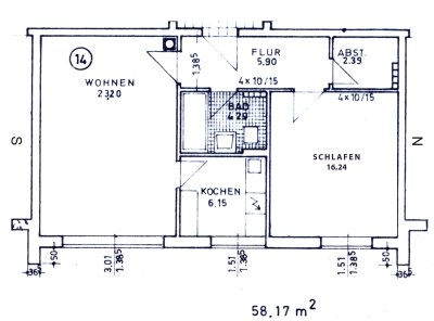 Hausham/Oberbayern: Schöne 2-Zi.-Whg., 58 qm, Südseite