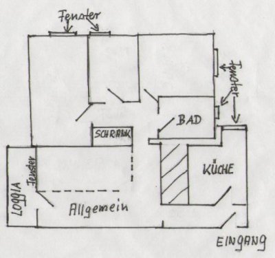 Passau, 1 bis 3 Zimmer in sonniger großer Wohnung günstig