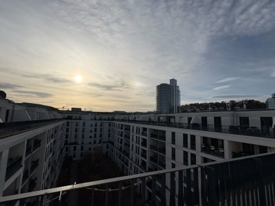 Möbilierte - 2-Zimmerwohnung in Stuttgart – Stadtbibliothek