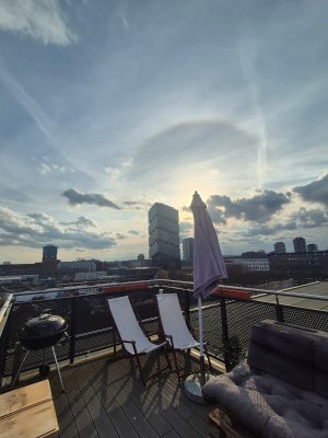 Wohnung mit Penthouse-Flair - 2er WG in Friedrichshain mit Dachte