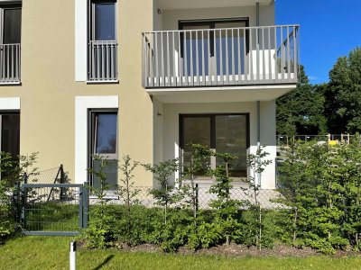 *Erstbezug* wunderschöne 2-Zimmer Wohnung mit Terrasse und Garten Neubau + EBK
