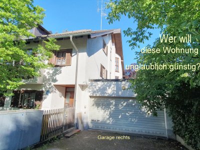 Sonnige, exkl. 2-Zi-DG-Wohnung+12 m² Büro+Hobbyr. in München Alt-Solln wird aus Frust für 0€ verschenkt!
