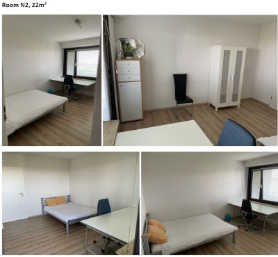 WG-Zimmer in Karlsruhe (am Mühlburger Tor): Zi 2(22 m2)