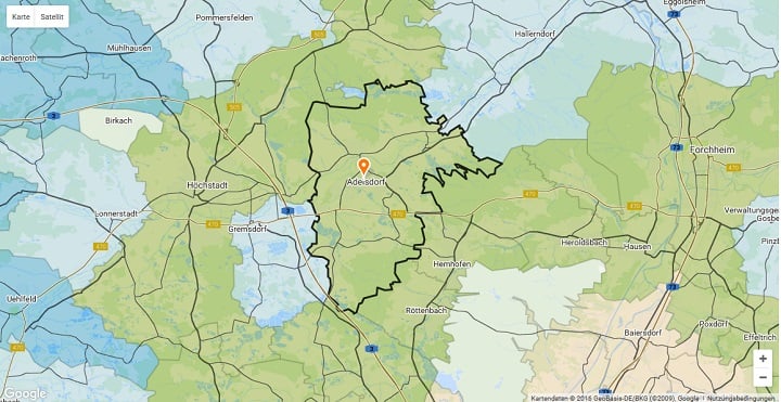 Mietspiegel Adelsdorf 2025