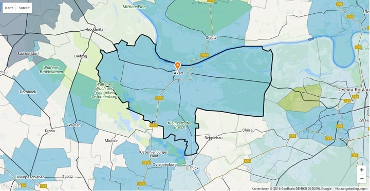 Mietspiegel Aken (Elbe) 2025