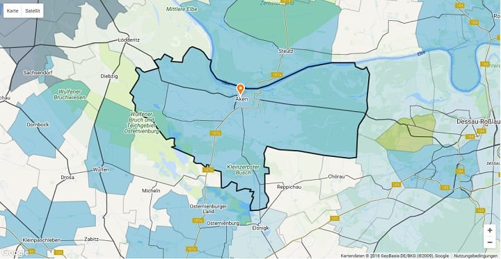 Mietspiegel Aken (Elbe) 2024