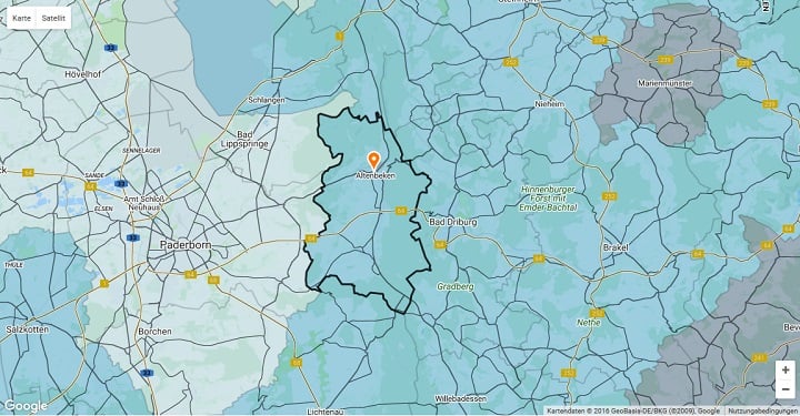 Mietspiegel Altenbeken 2024