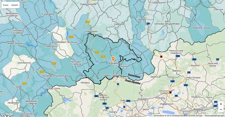Mietspiegel Altenberg 2025