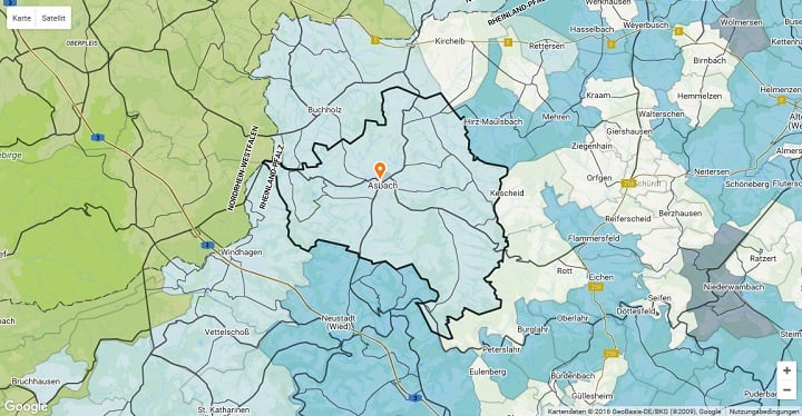 Mietspiegel Asbach 2025