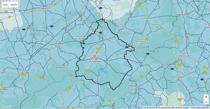 Mietspiegel Bad Wünnenberg 2024