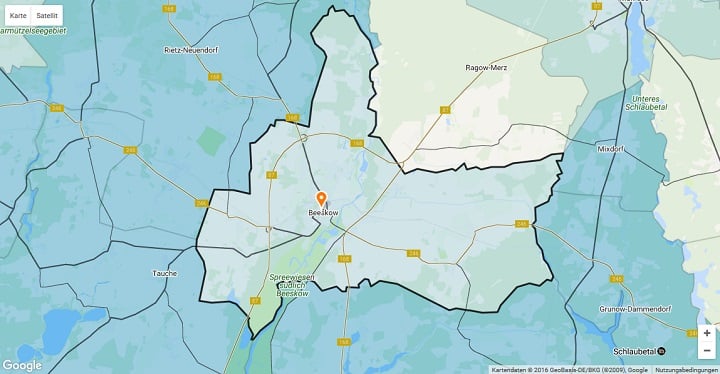 Mietspiegel Beeskow 2025