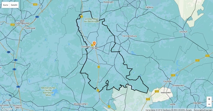 Mietspiegel Bergen 2025