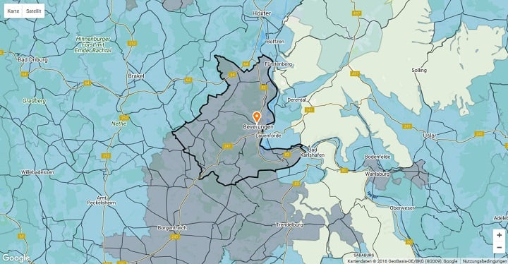 Mietspiegel Beverungen 2025