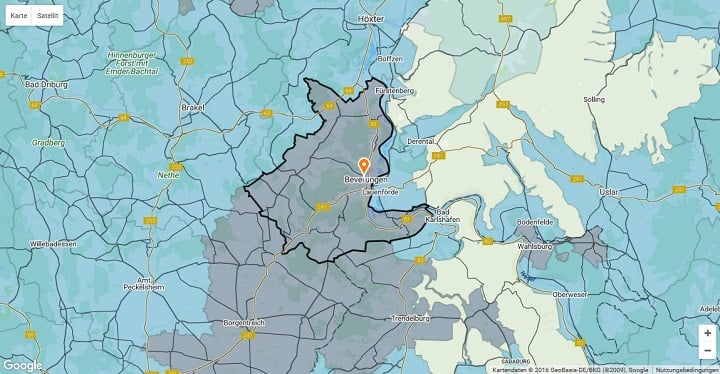 Mietspiegel Beverungen 2024