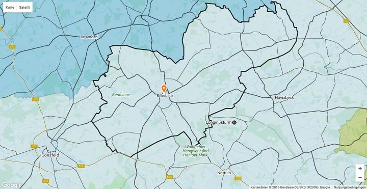 Mietspiegel Billerbeck 2025
