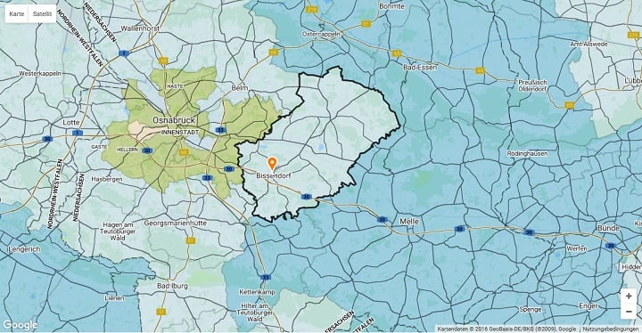 Mietspiegel Bissendorf 2025