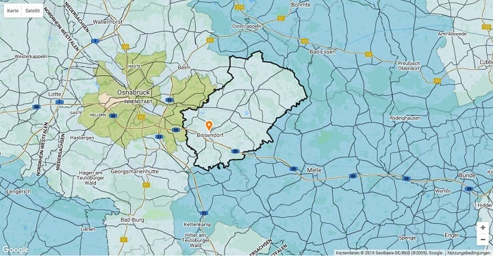 Mietspiegel Bissendorf 2024