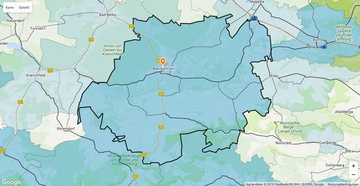 Mietspiegel Blankenhain 2025