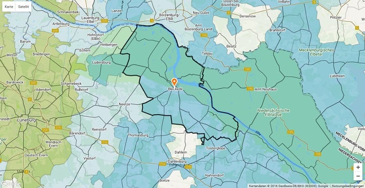 Mietspiegel Bleckede 2024