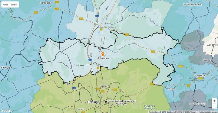 Mietspiegel Bovenden 2025