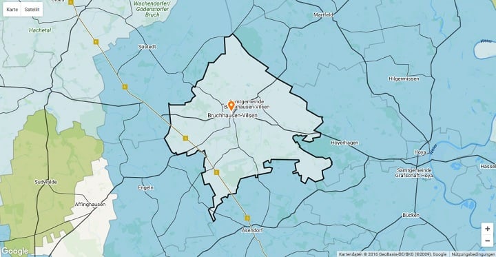 Mietspiegel Bruchhausen-Vilsen 2023