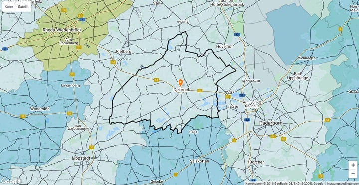 Mietspiegel Delbrück 2025
