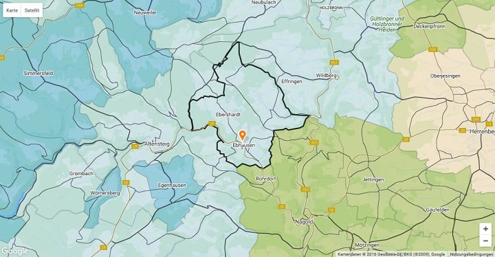 Mietspiegel Ebhausen 2025
