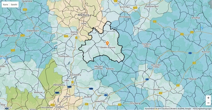 Mietspiegel Ebsdorfergrund 2024