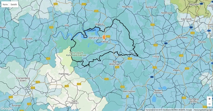 Mietspiegel Edertal 2025