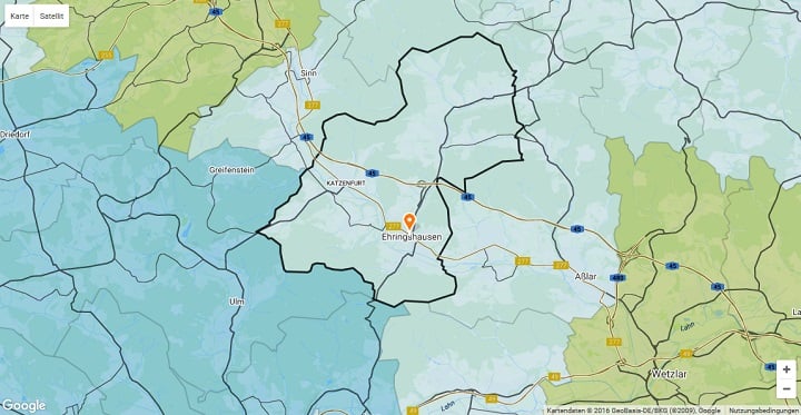 Mietspiegel Ehringshausen 2025